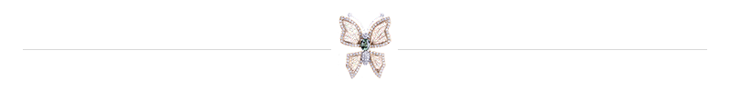 séparateur papillon en diamants