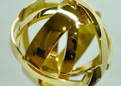 Open Astrolabe wedding ring