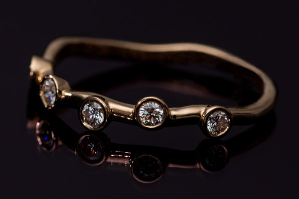 Ring Sertis Clos Diamant Rose Gold