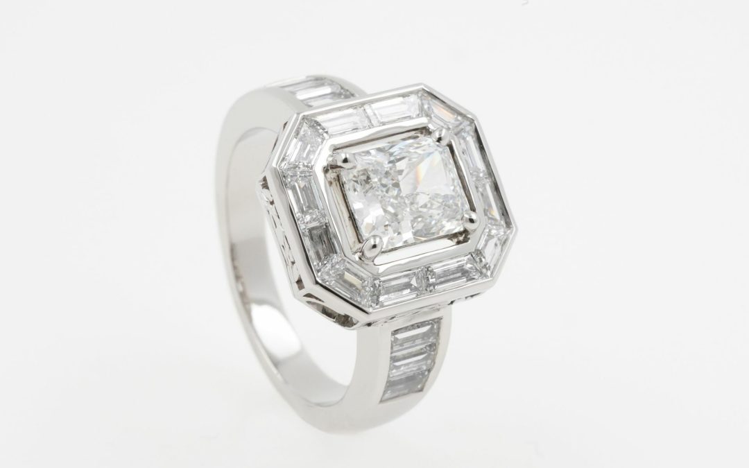 Bague Art Déco Diamants