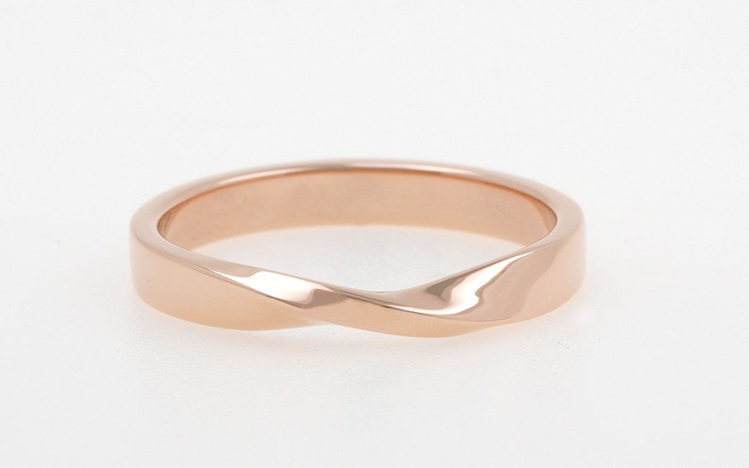 Ring Mobius Or Rose