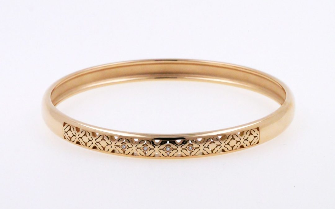 Bracelet Jonc Moucharabieh Or