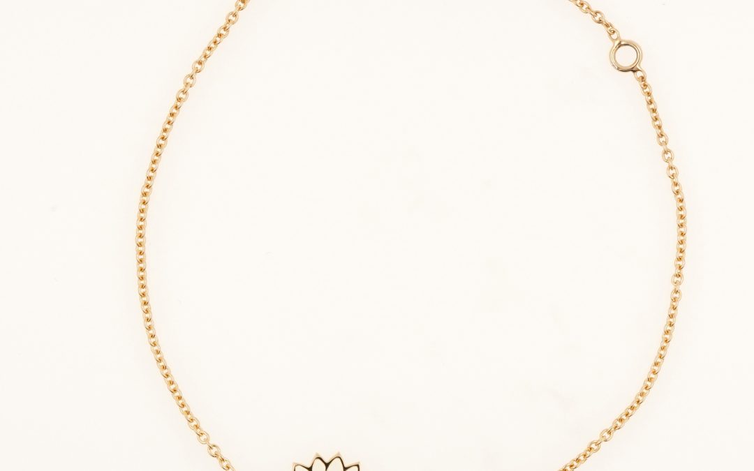 Bracelet Or Jaune Fleur de Lys