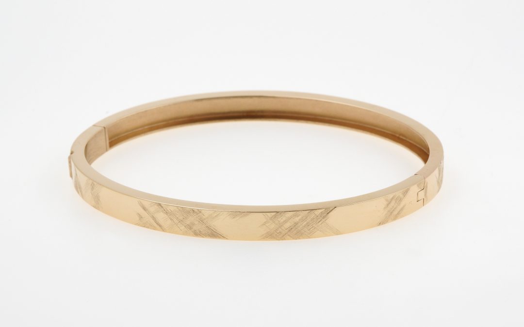 Jonc Or Jaune Effet Matière